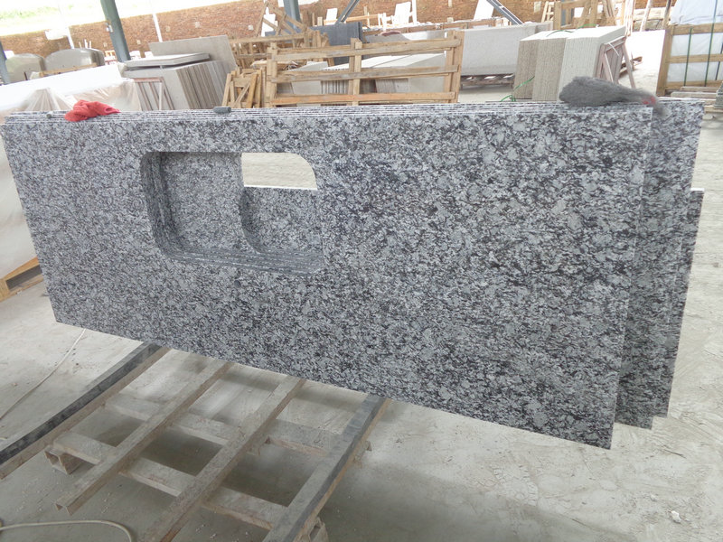 Spray White Granite Counter tops