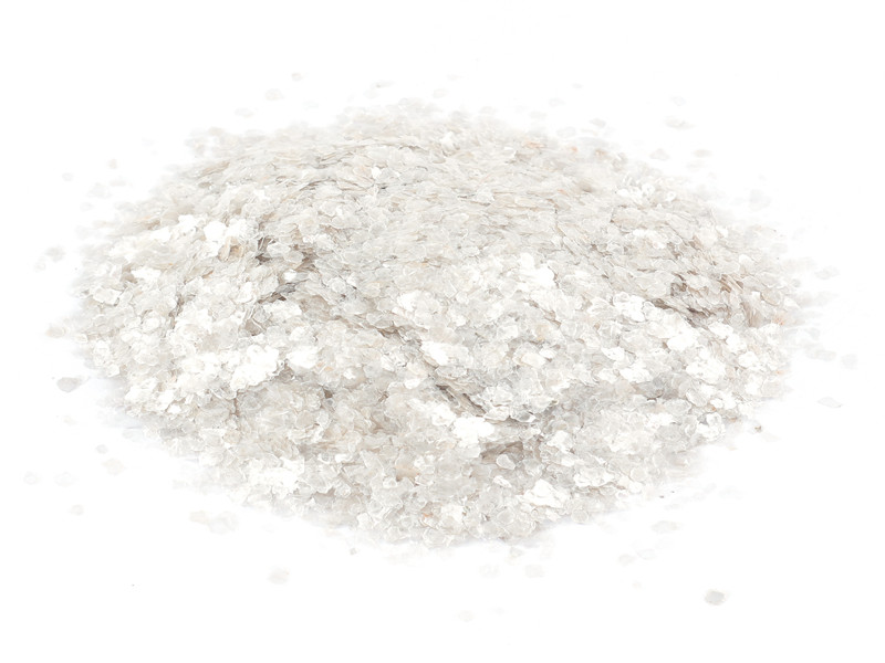 Snow White Natural Mica Flakes Glitter